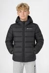 Steppjacke CHAMPION "SPORTWEAR JACKET Standard Fit", Jungen, Gr. L, nbk, nbk, nbk,