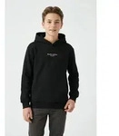 Name It Kapuzensweatshirt NKMBRODY LS NREG SWEAT WH BRU NOOS mit kleinem...