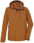 Outdoorjacke KILLTEC "KOS 52 MN JCKT", Herren, Gr. S, dunkelbraun, Obermaterial: 100%