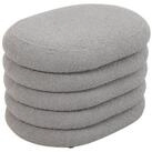 SVITA Sitzhocker BLOSSOM S, Pouf, Sitzbank, mit Stauraumfach, Boucl&eacute;-Bezug,...