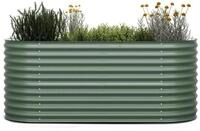 blumfeldt Hochbeet High Grow, Pflanzk&uuml;bel Outdoor Balkon au&szlig;en gro&szlig; Metall...