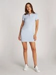 Tommy Hilfiger Polokleid SLIM PIQUE POLO DRESS SS Baumwollmischung, slim fit