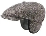 Stetson Flat Cap (1-St) Flatcap mit Schirm beige|blau 59 cm