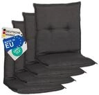 NYVI Sitzauflage Niedriglehner Auflagen 4er Set Barcelona Gartenstuhlauflagen