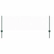 vidaXL Gartenzaun Geschwei&szlig;ter Drahtzaun 10 x 0,6 m (B x H), (1-St)