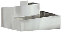 vidaXL Blumentopf Garten-Pflanzgef&auml;&szlig; Silber 80 x 80 x 50 cm Verzinkter Stahl...