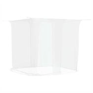 vidaXL Moskitonetz Moskitonetz zum Aufh&auml;ngen 156 Mesh Wei&szlig; 220x180x180 cm (1...