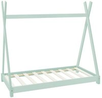 ML-DESIGN Spielbett Hausbett Tipi Zeltbett inkl. Lattenrost Bodenbett Kinder