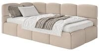 Selsey Jugendbett CLOUDY, mit Bettkasten, Lattenrost, Chenille wasserabweisend,...
