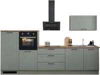 BASIC by Balculina K&uuml;chenzeile Marsi, Breite 320 cm, h&ouml;henverstellbare...