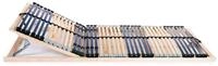 vidaXL Bettgestell, Lattenrost mit 42 Latten 7 Zonen 70x200 cm