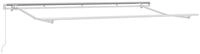 vidaXL Markise Markisenrahmen Wei&szlig; 4 x 2 m Metall (1-St)