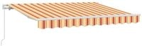 vidaXL Markise Einziehbare Markise Gelb 300 x 200 cm Stoff (1-St)