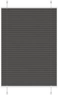 vidaXL Gardine 100 x 100 cm Plissee Schwarz 100x100 cm Stoffbreite 99,4 cm...