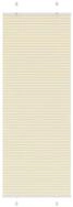 vidaXL Plissee, Plissee Creme 80x200 cm Stoffbreite 79,4 cm Polyester