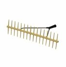 Siena Garden Gartenrechen Kunststoff-Heurechen 16 Zinken doppelseitig 64 cm ohne