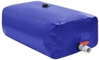 vidaXL Bew&auml;sserungssystem Wassertank mit Wasserhahn Faltbar 670 L PVC, (1-tlg)