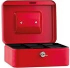 Soennecken Geldkassette Geldkassette 20x9x16cm 6 F&auml;cher rot