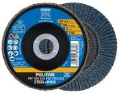 Pferd Schleifscheibe PFERD TOOLS POLIFAN F&auml;cherscheibe PFF 100x16 mm flach Z60