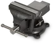 EBERTH Schraubstock Gusseisen mit Amboss, 125mm Backenbreite, 130mm Gesamth&ouml;he,