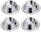 WESTMARK Eierbecher 4 Stk., rund, stapelbar, &oslash; 8,5 cm, Silber