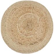 vidaXL Fu&szlig;hocker, Handgefertigter Sitzpuff 45 x 30 cm Jute