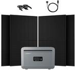 Growatt Balkonkraftwerk 2000W Bifazial PV mit Speicher 2048Wh Growatt NEXA 2000