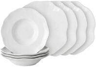 Villeroy & Boch Tafelservice Pura Pizza- & Pasta-Set 8er Set (8-tlg), 4...