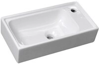 Sapho Waschtisch ORION Keramik-Waschbecken 50,5x26,5cm, Wei&szlig;, Sapho-7045