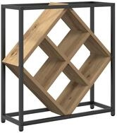 vidaXL Weinregal Weinregal Artisan-Eiche 51 x 18 x 52,5 cm Holzwerkstoff, 1-tlg.