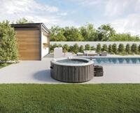 Intex Whirlpool Greywood Deluxe, aufblasbares Aufstellbecken, (Set, 10-tlg),...