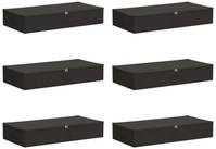 vidaXL Aufbewahrungsbox Aufbewahrungsbox 6 pcs Anthrazit 100 x 50 x 18 cm...