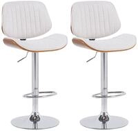 CLP Clawson (Set, 2 St., 2er), Stoffbezug, Bugholzrahmen, Metallgestell