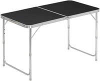 Woltu Campingtisch (1-St), Klapptisch, h&ouml;henverstellbar, aus Aluminium MDF