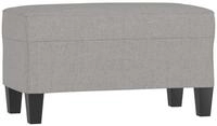 vidaXL Sitzbank Sitzbank Hellgrau 70x35x41 cm Stoff