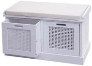 MCW Polsterbank MCW-J49 (3-St), Inkl. Sitzpolster, zwei Stauf&auml;chern,