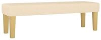 vidaXL Sitzbank Sitzbank Creme 100x30x30 cm Stoff