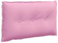 vidaXL R&uuml;ckenkissen R&uuml;ckenkissen Rosa 80 x 19 x 50 cm Stoff, 1-tlg.