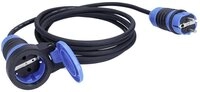 as - Schwabe AS Schwabe 62320 Strom Verl&auml;ngerungskabel 16 A Schwarz/Blau 10 m...