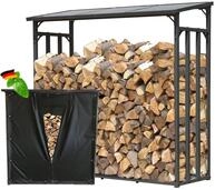 Quick Star Kaminholzregal Au&szlig;en Metall Basic, Mehrere Gr&ouml;&szlig;en, Mit / Ohne