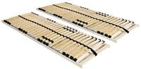 vidaXL Bett Lattenroste 2 Stk. mit 28 Latten 7 Zonen 90x200 cm