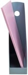 EXACOMPTA Aufbewahrungsbox 6x Stehsammler Mag-Cube AutentiK - Blaugrau - 18270D,