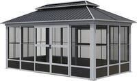 Sojag Pavillon Olan 1017 Grau -Schwarz, 310x529,5x291cm