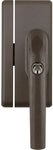 ABUS Fensterschloss Abus Scharniersicherung F0400N abschlie&szlig;bar braun
