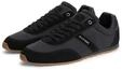 Sneaker TOMMY HILFIGER "TH LO RUN ICON SUMMER MIX", Herren, Gr. 40, schwarz, Leder,