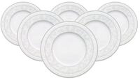 Villeroy & Boch Brotteller Gray Pearl Brotteller &oslash; 18 cm 6er Set, (6 St)