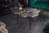riess-ambiente Couchtisch GINKGO LEAFS 75cm silber / schwarz (Einzelartikel,...