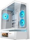 Cougar PC-Geh&auml;use Geh&auml;use Midi-Tower CFV235 Vision, ARGB, Glas, Wei&szlig;...