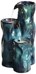 Dehner Gartenbrunnen Corso, mit LED Beleuchtung, 38 x 34 x 64.5 cm, Keramik, 38...