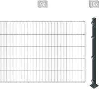 Arvotec Einstabmattenzaun ESSENTIAL 100 zum Einbetonieren, (Set, 19-St),...